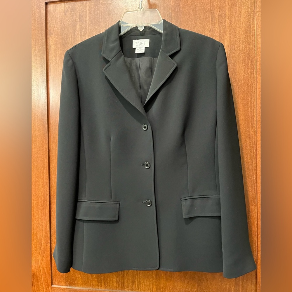 Ann Taylor LOFT black suit jacket